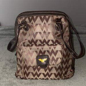 Wonder Woman Chevron Pattern Backpack